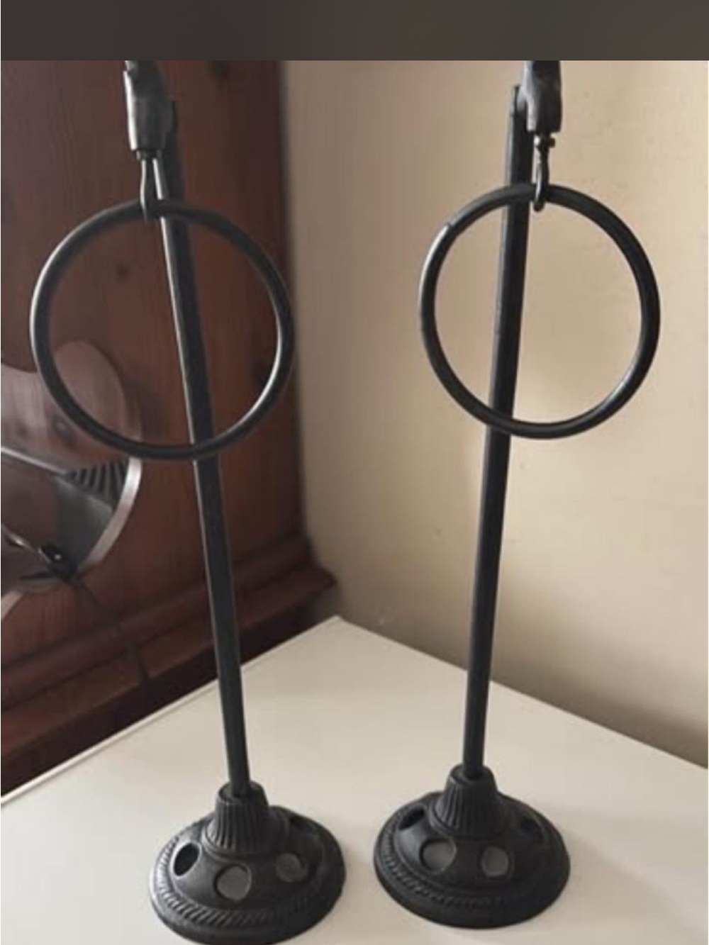 Rustic Vintage Style Spigot Towel Stands
